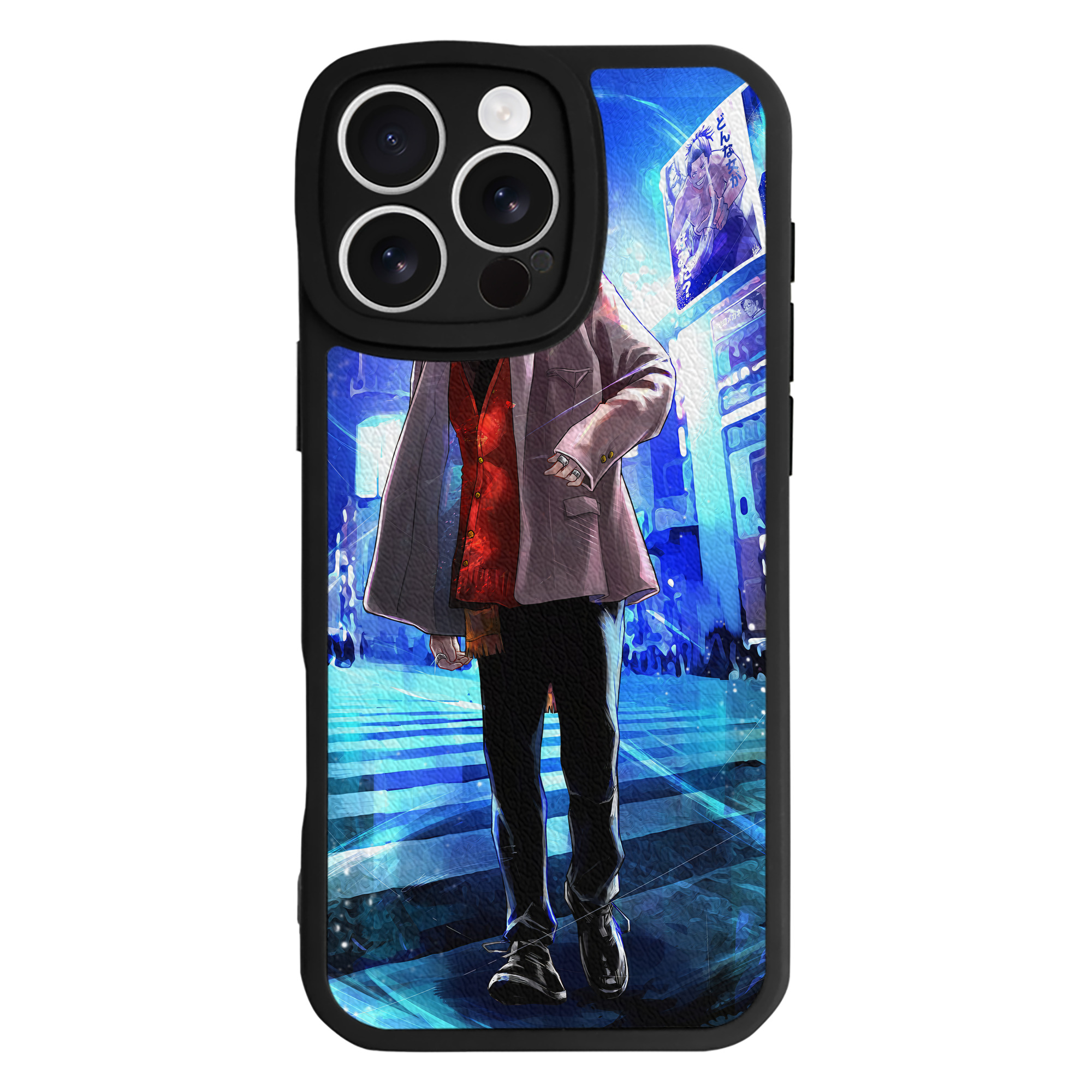 （画像用） 呪術廻戦 Jujutsu Kaisen 【iPhone 16シリーズ対応】シリコンスマホケース（レザー調） 材質：シリコン